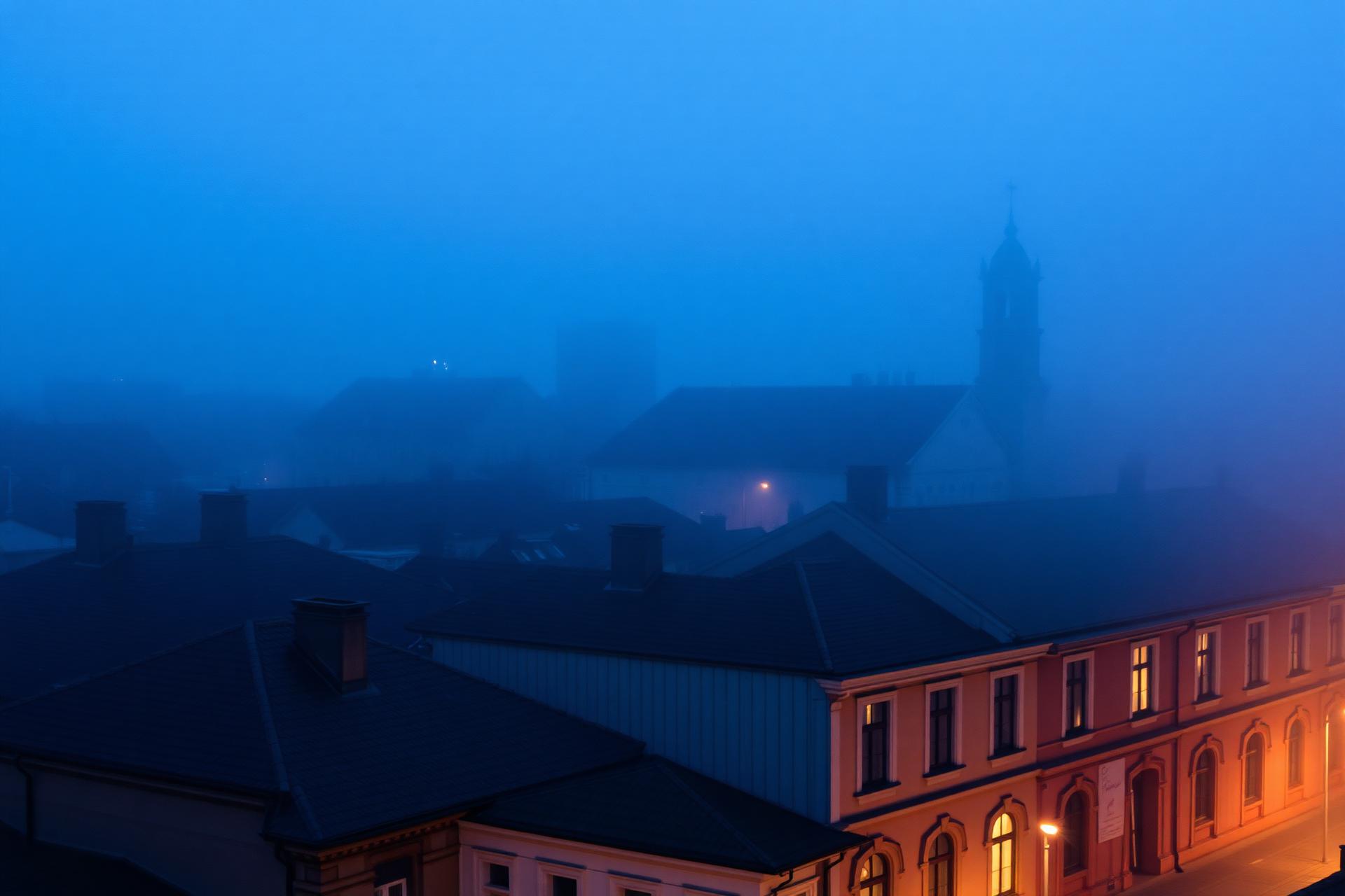 Vilnius at dusk